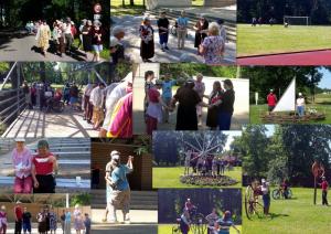 Bilžu kolāža no pastaigas