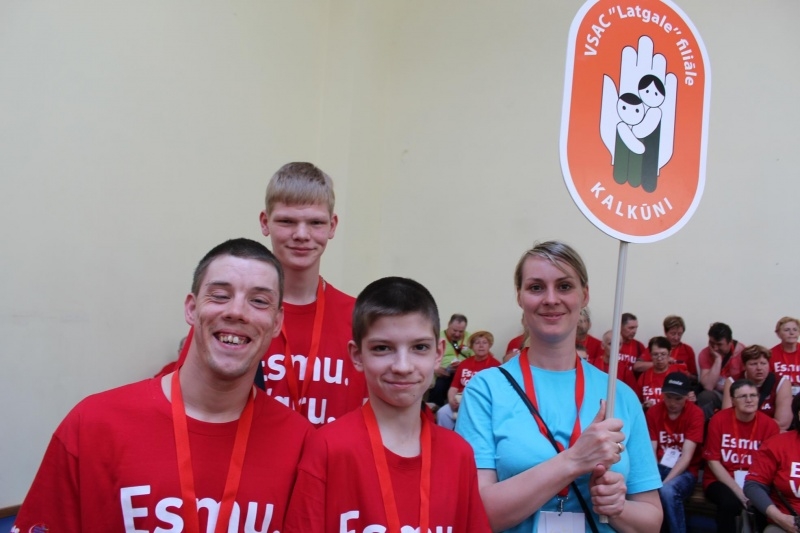 Filiāle "Kalkūni" Paralimpiskajā sporta dienā Rīgā